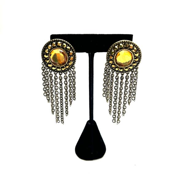 Wildlife by Heidi Klum Bracelet + Earring Set Punk Edgy Goth Signed Original Box - Picture 2 of 8